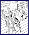 Notice that all the shots from behind in this book are Prime or Megatron?